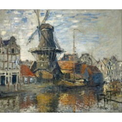 MONET. The Windmill on the Onbekende Gracht, Amsterdam