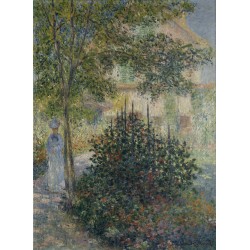MONET. Camille Monet in the Garden at Argenteuil