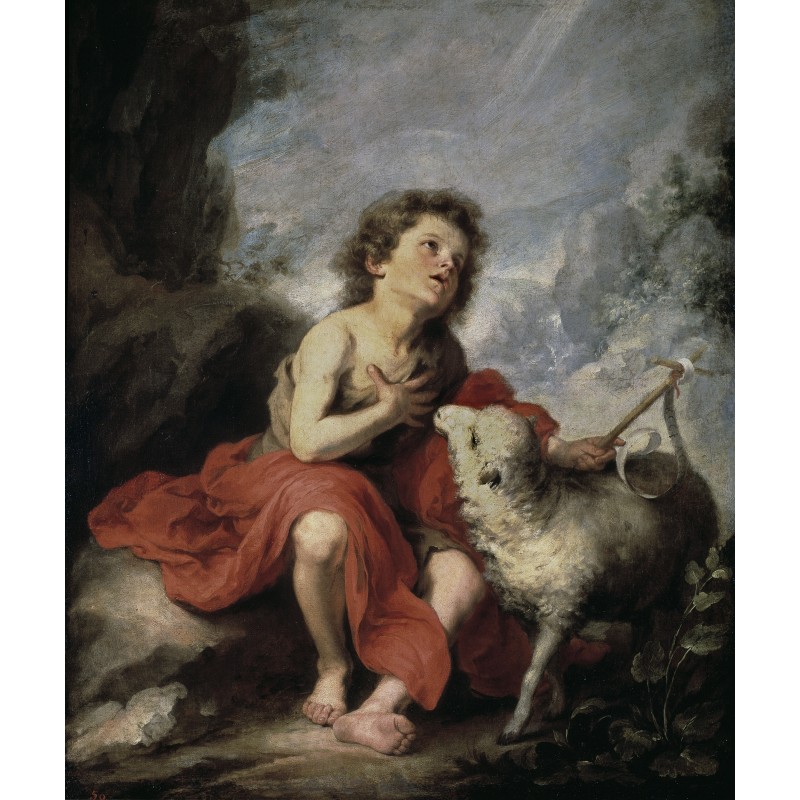 MURILLO, San Juan Bautista niño