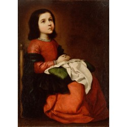 ZURBARÁN, La Virgen niña en oración