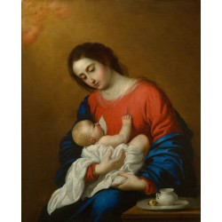 ZURBARÁN, Virgen y niño