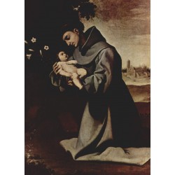 ZURBARÁN, San Antonio de Padua con el Niño Jesús