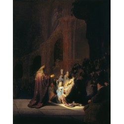 REMBRANDT, Simón en el templo