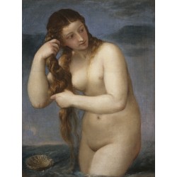 TIZIANO, Venus que sube del mar