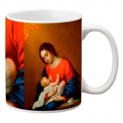 ZURBARÁN. "Virgen y niño". Mug