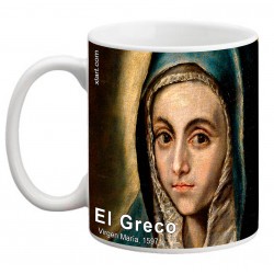 EL GRECO, "Virgen María". Mug