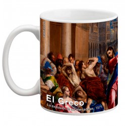 EL GRECO, "La expulsión de los mercaderes". Mug