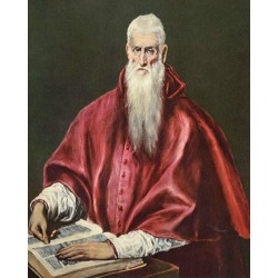 EL GRECO. San Jerónimo como cardenal