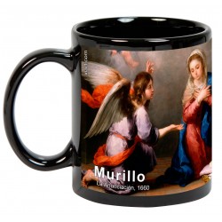 MURILLO, "La Anunciación". Mug negro
