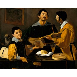 VELÁZQUEZ. Tres músicos.