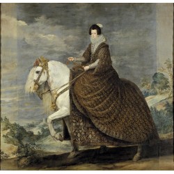VELÁZQUEZ. La reina Isabel de Borbón, a caballo