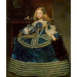 VELÁZQUEZ. Infanta Margarita Teresa con vestido azul