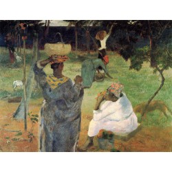 GAUGUIN. Cosecha de fruta, o En los Mangos