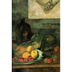 GAUGUIN. Nature morte à l'esquisse de Delacroix