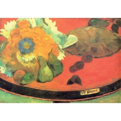 GAUGUIN. Naturaleza muerta Fiesta Gloanec